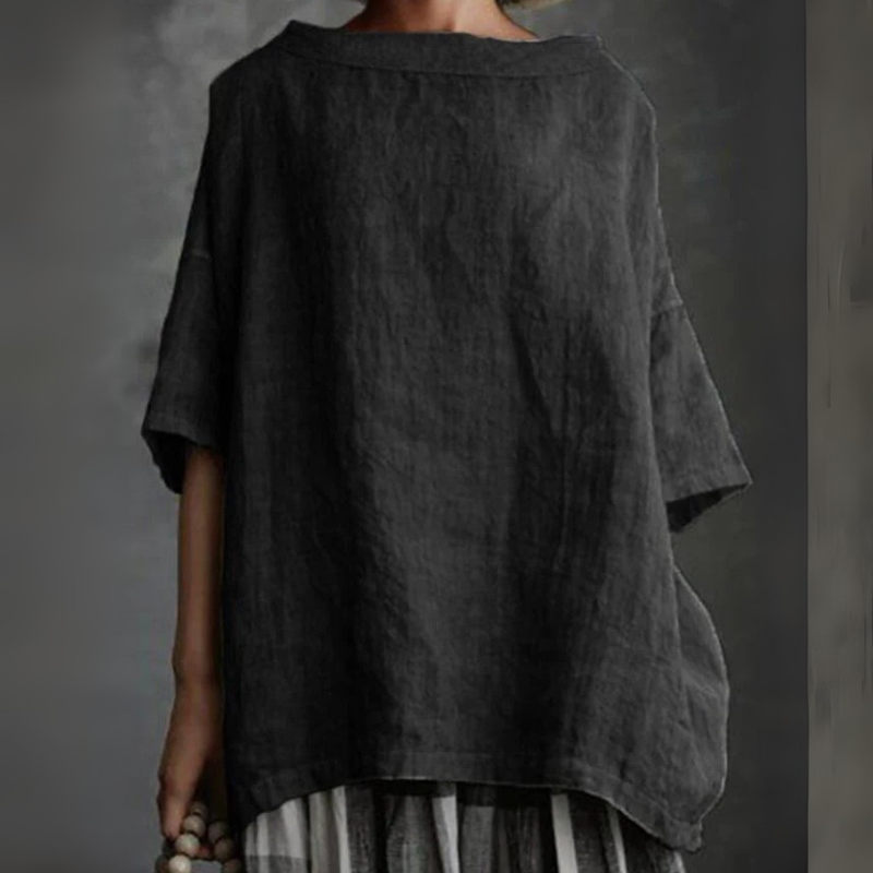 Damen stylisches lockeres Hemd mit lockerer Passform und Knopfleiste, ideal für vielseitige Outfits
