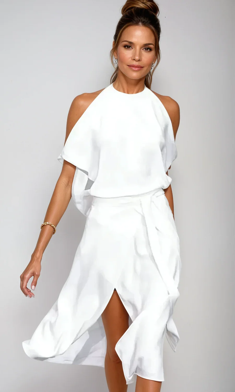 Damen stylisches Sommerpartykleid für elegante und schwungvolle Sommerabende