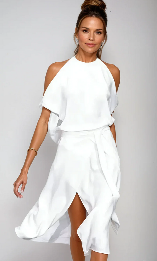 Damen stylisches Sommerpartykleid für elegante und schwungvolle Sommerabende
