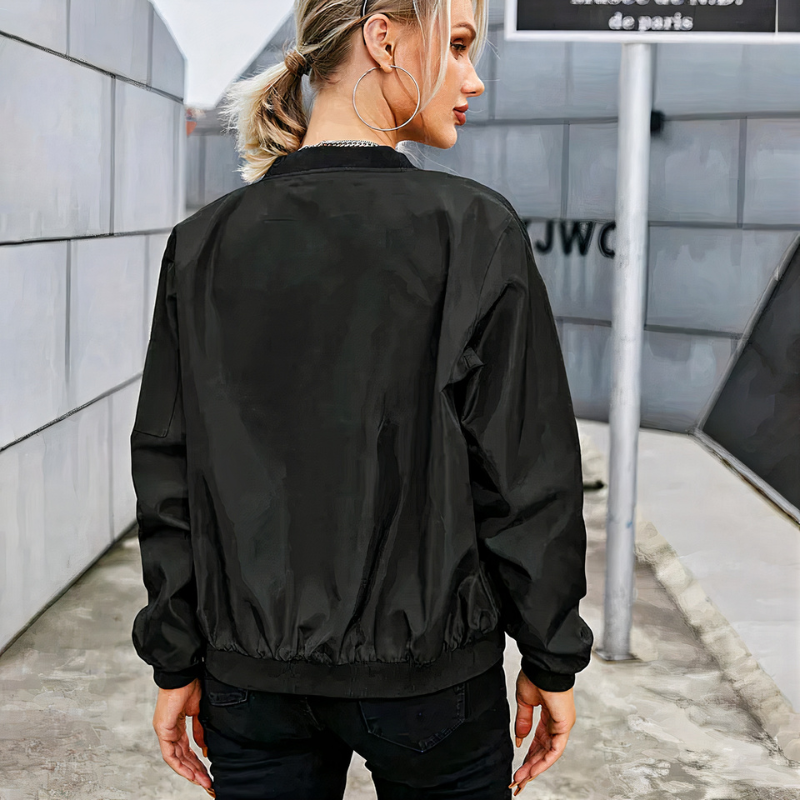 Damen trendige leichte Bomberjacke im modernen Design