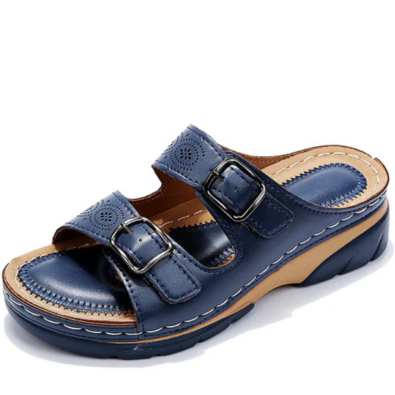  Damen trendige Sommersandalen in modernem Design, perfekt für warme Tage und vielseitige Sommeroutfits.