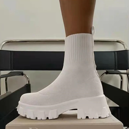 Damen trendige stilvolle Stiefeletten, elegant und bequem für Alltag und Freizeit