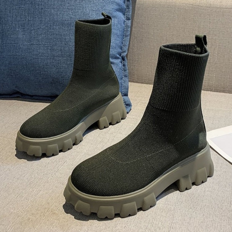 Damen trendige stilvolle Stiefeletten, elegant und bequem für Alltag und Freizeit