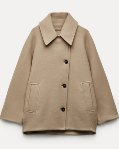 Damen trendiger Herbstmantel in modernem und elegantem Design