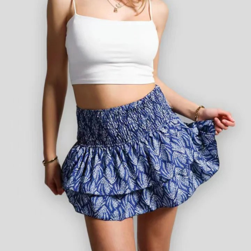 Damen trendiger Minirock mit moderner Passform für sommerliche Outfits
