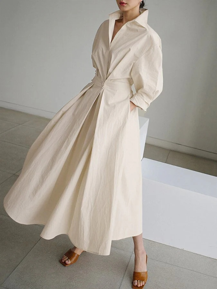 Damenkleid im Vintage-Design mit zeitloser Passform und stilvollen Details