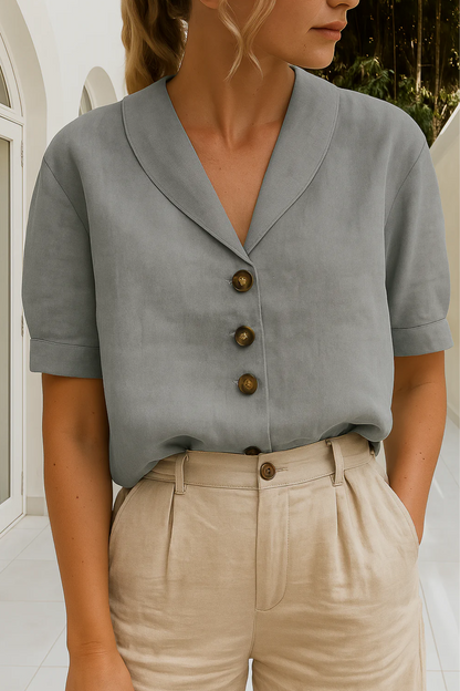 Damen Vintage elegante Bluse im zeitlosen Retro-Stil für stilvolle Outfits