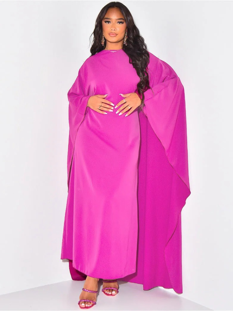 Damen Vintage-elegantes langes Kleid mit klassischem Schnitt und zeitlosem Stil