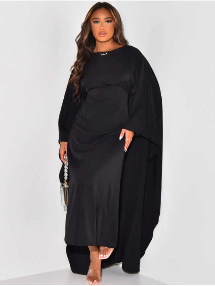 Damen Vintage-elegantes langes Kleid mit klassischem Schnitt und zeitlosem Stil