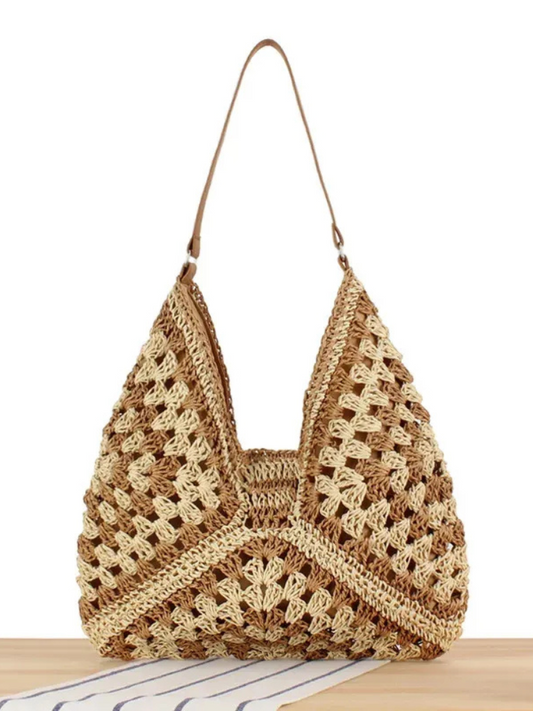 Damen Vintage Sommer Tasche im Retro-Stil, ideal für Sommeroutfits.

