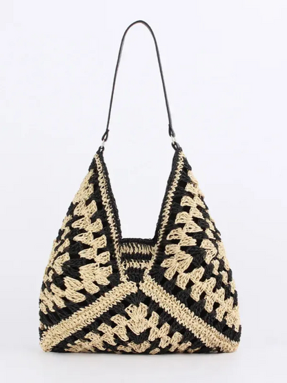 Damen Vintage Sommer Tasche im Retro-Stil, ideal für Sommeroutfits.

