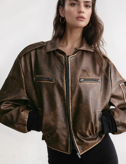 Damen Vintage stilvolle Jacke für eleganten Look und vielseitige Kombinationsmöglichkeiten