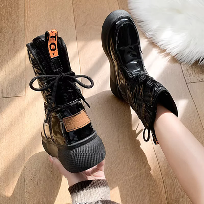 Damen warme bequeme Stiefel, komfortabel und stilvoll für kalte Tage