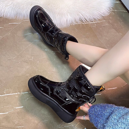Damen warme bequeme Stiefel, komfortabel und stilvoll für kalte Tage