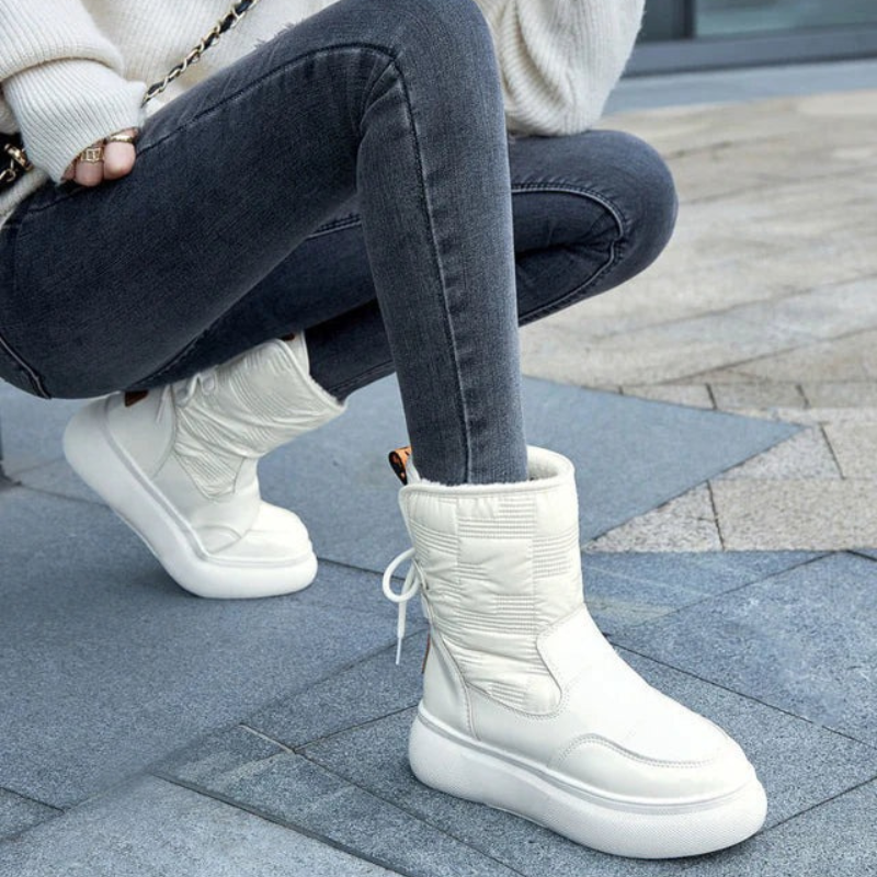 Damen warme bequeme Stiefel, komfortabel und stilvoll für kalte Tage