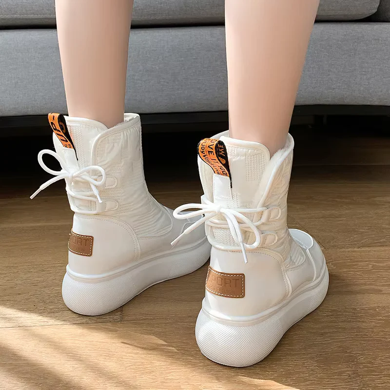 Damen warme bequeme Stiefel, komfortabel und stilvoll für kalte Tage
