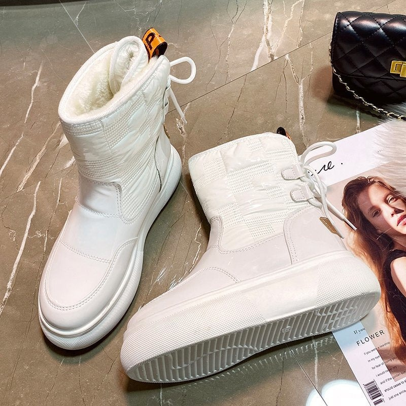 Damen warme bequeme Stiefel, komfortabel und stilvoll für kalte Tage