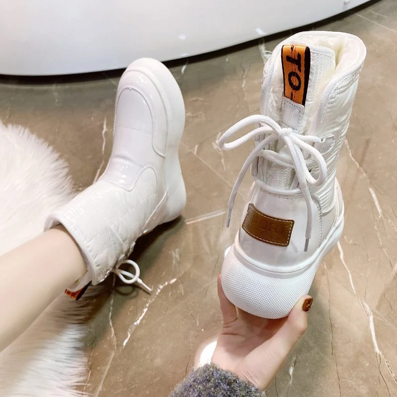 Damen warme bequeme Stiefel, komfortabel und stilvoll für kalte Tage