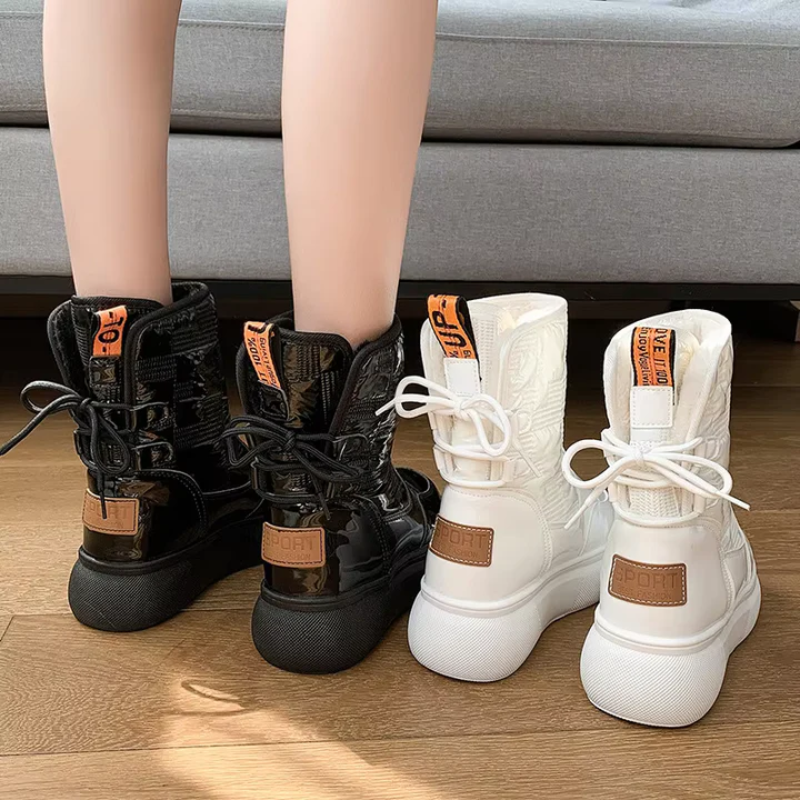 Damen warme bequeme Stiefel, komfortabel und stilvoll für kalte Tage