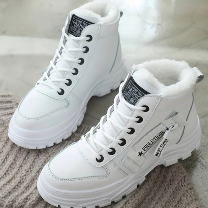 Damen warme elegante Stiefel mit zeitlosem Design für Herbst und Winter