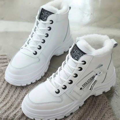 Damen warme elegante Stiefel mit zeitlosem Design für Herbst und Winter