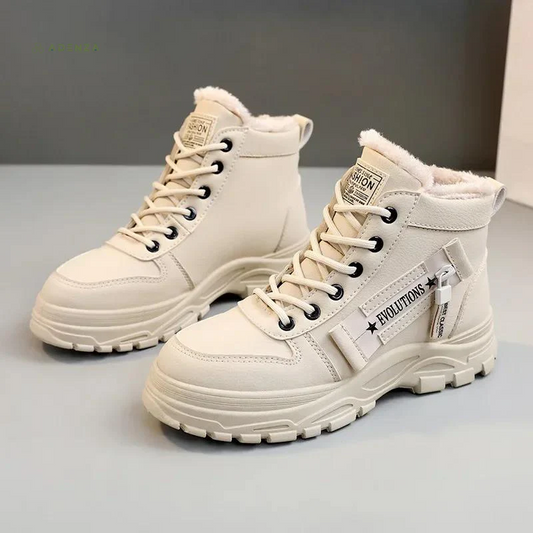 Damen warme elegante Stiefel mit zeitlosem Design für Herbst und Winter