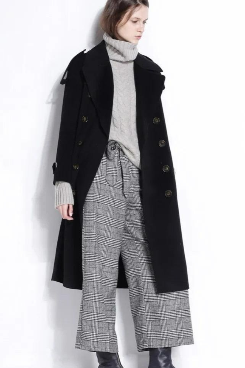 Damen warmer dicker Pullover mit Rollkragen für kalte Tage
