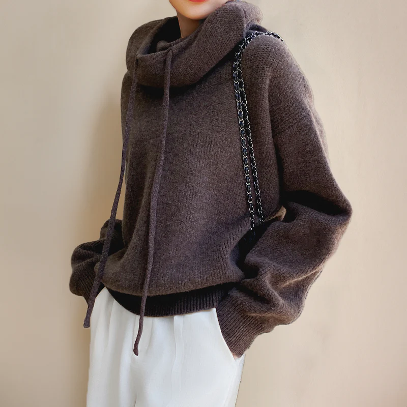 Damen warmer gemütlicher Hoodie in modernem und bequemen Design