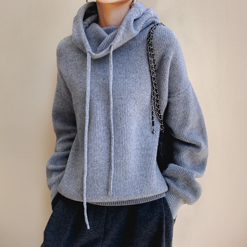 Damen warmer gemütlicher Hoodie in modernem und bequemen Design