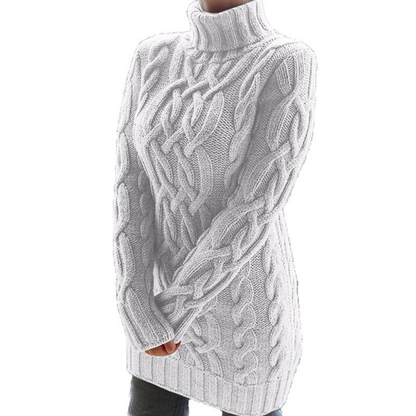 Damen Rollkragenpullover in warmem, zeitlosem Design für stilvolle Wintertage