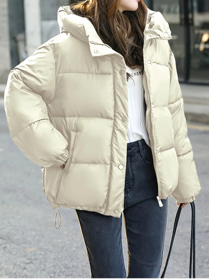 Damen warmer Winter-Steppmantel, stilvoll und komfortabel für kalte Tage