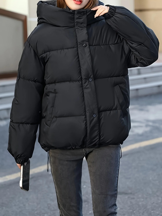 Damen warmer Winter-Steppmantel, stilvoll und komfortabel für kalte Tage