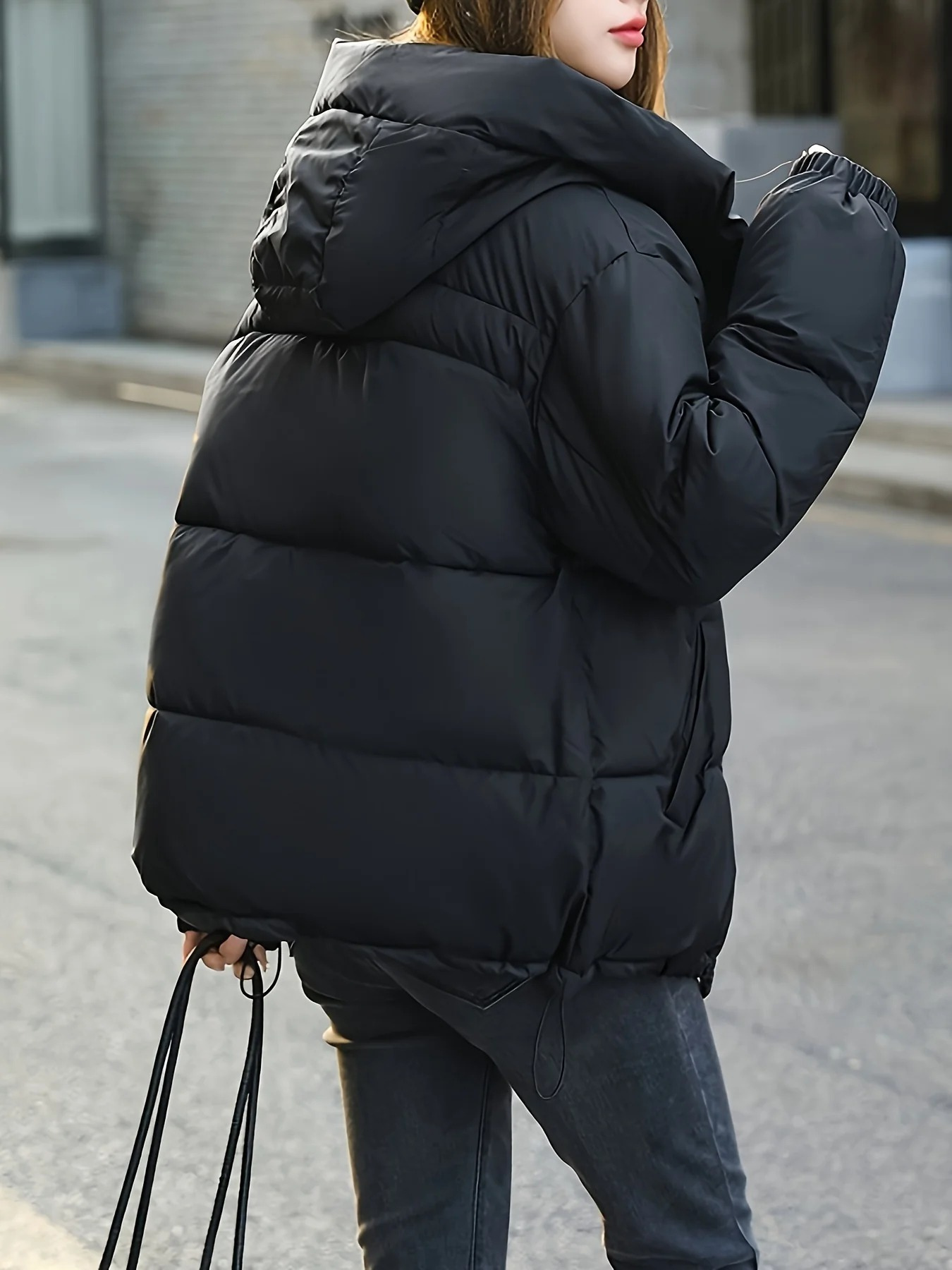 Damen warmer Winter-Steppmantel, stilvoll und komfortabel für kalte Tage