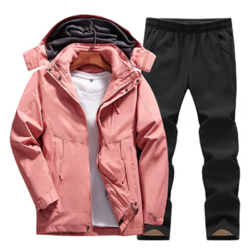 Damen warmes Winterjacken-Set für kalte Tage