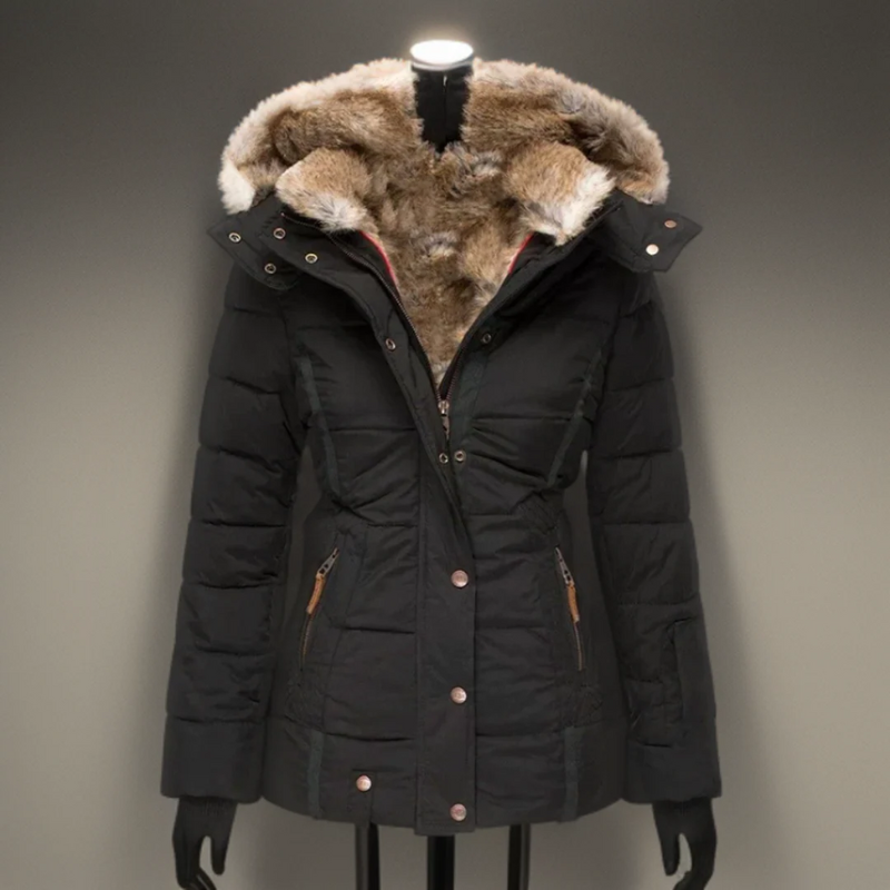 Damen wasserdichte Winterjacke für kalte und nasse Tage