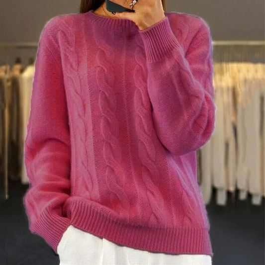 Damen weicher bequemer Pullover für Alltag und Freizeit