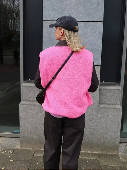 Elegante ärmellose Damenweste in zeitlosem Design, vielseitig kombinierbar für Büro und Freizeit
