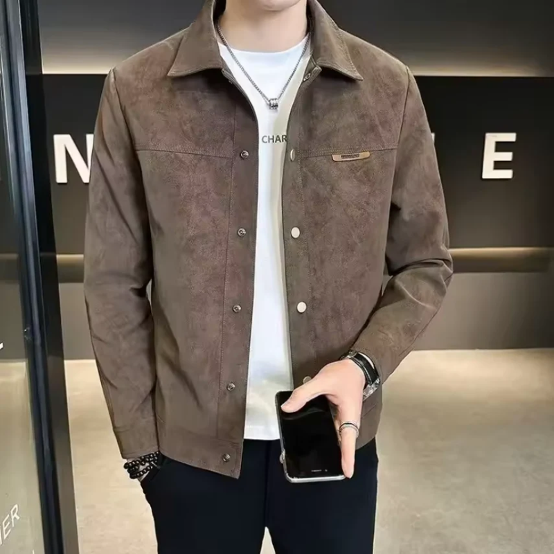 Elegante Freizeitjacke für Herren in klassischem Design, ideal für Alltag und Freizeit