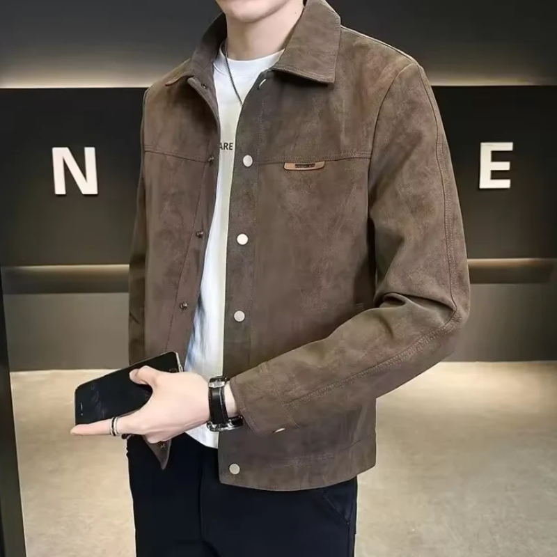 Elegante Freizeitjacke für Herren in klassischem Design, ideal für Alltag und Freizeit