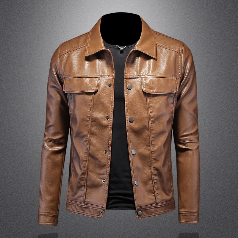 Elegante Motorradjacke für Herren, stilvoll und funktional für Fahrten und Freizeit