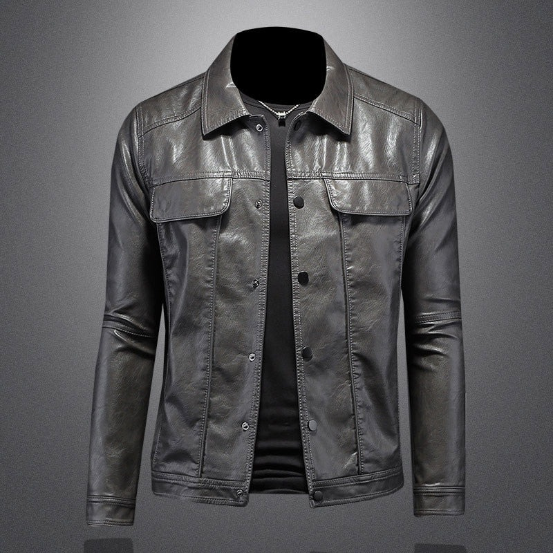 Elegante Motorradjacke für Herren, stilvoll und funktional für Fahrten und Freizeit