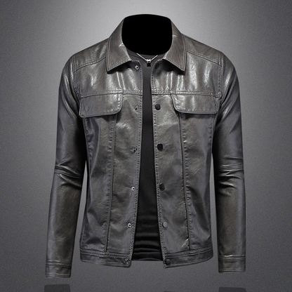 Elegante Motorradjacke für Herren, stilvoll und funktional für Fahrten und Freizeit