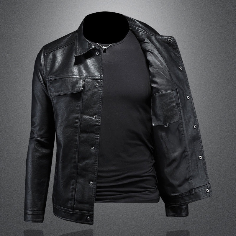 Elegante Motorradjacke für Herren, stilvoll und funktional für Fahrten und Freizeit