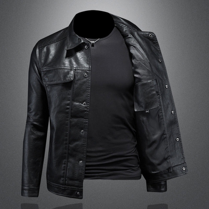 Elegante Motorradjacke für Herren, stilvoll und funktional für Fahrten und Freizeit