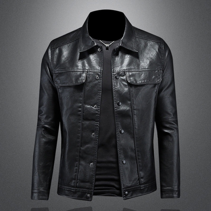 Elegante Motorradjacke für Herren, stilvoll und funktional für Fahrten und Freizeit