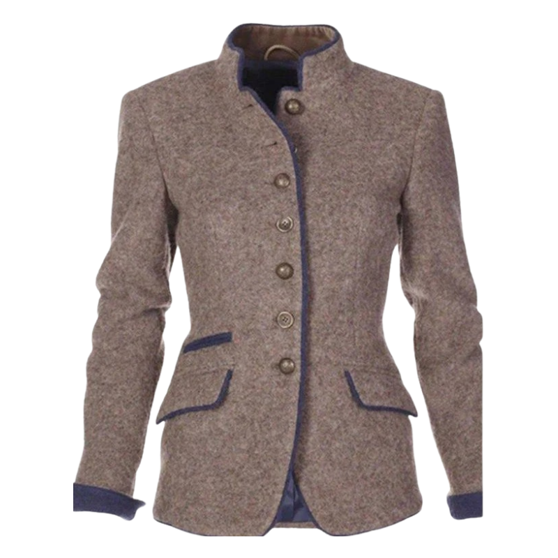 Elegante Vintage-Bürojacke für Damen in zeitlosem Design