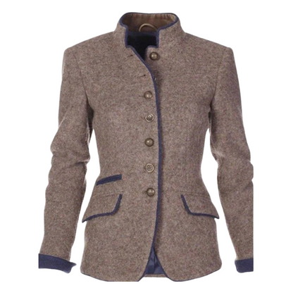 Elegante Vintage-Bürojacke für Damen in zeitlosem Design