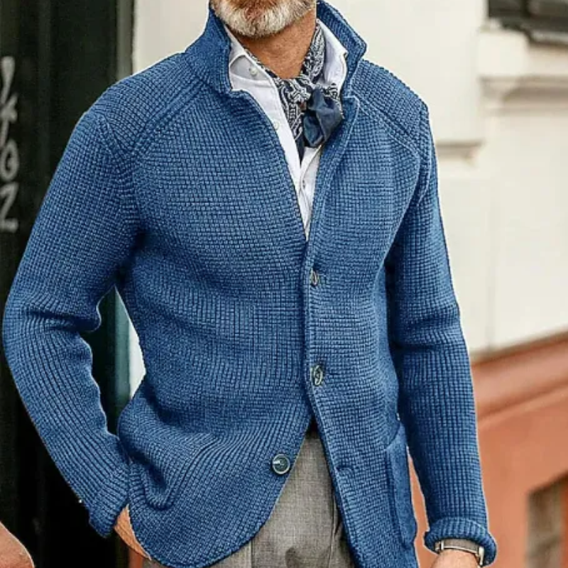 Elegante Vintage-Strickjacke für Herren in klassischem Design