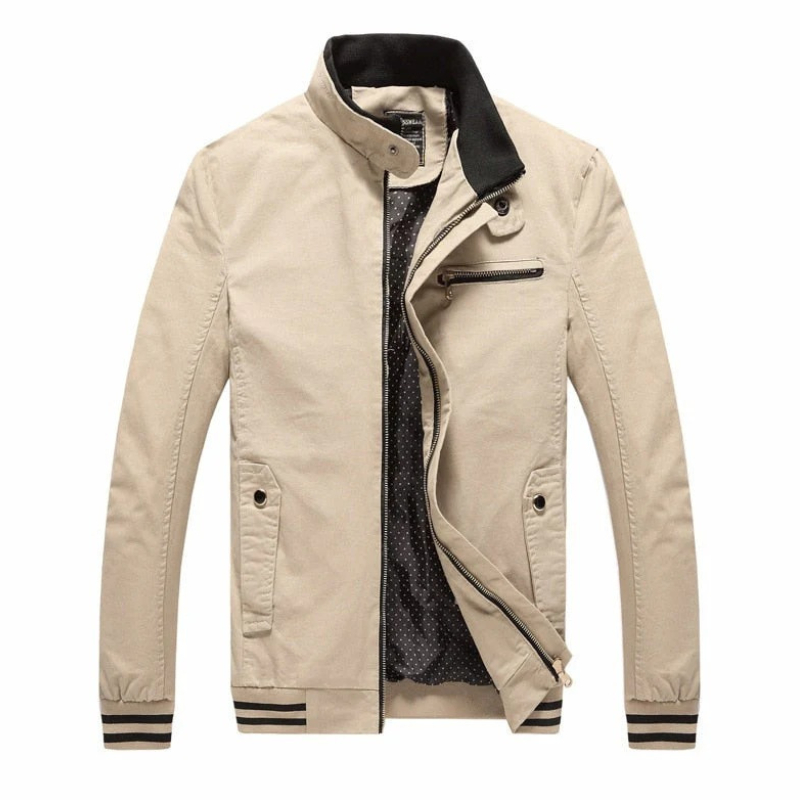 Elegante warme Jacke für Herren in stilvollem Design und zuverlässigem Kälteschutz