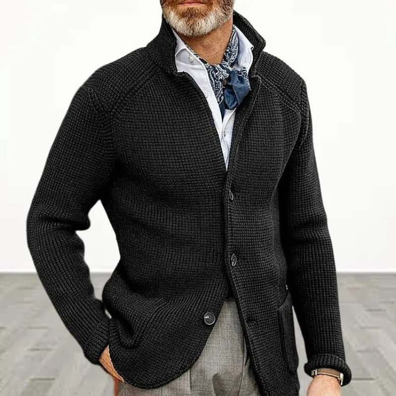 Elegante Vintage-Strickjacke für Herren in klassischem Design